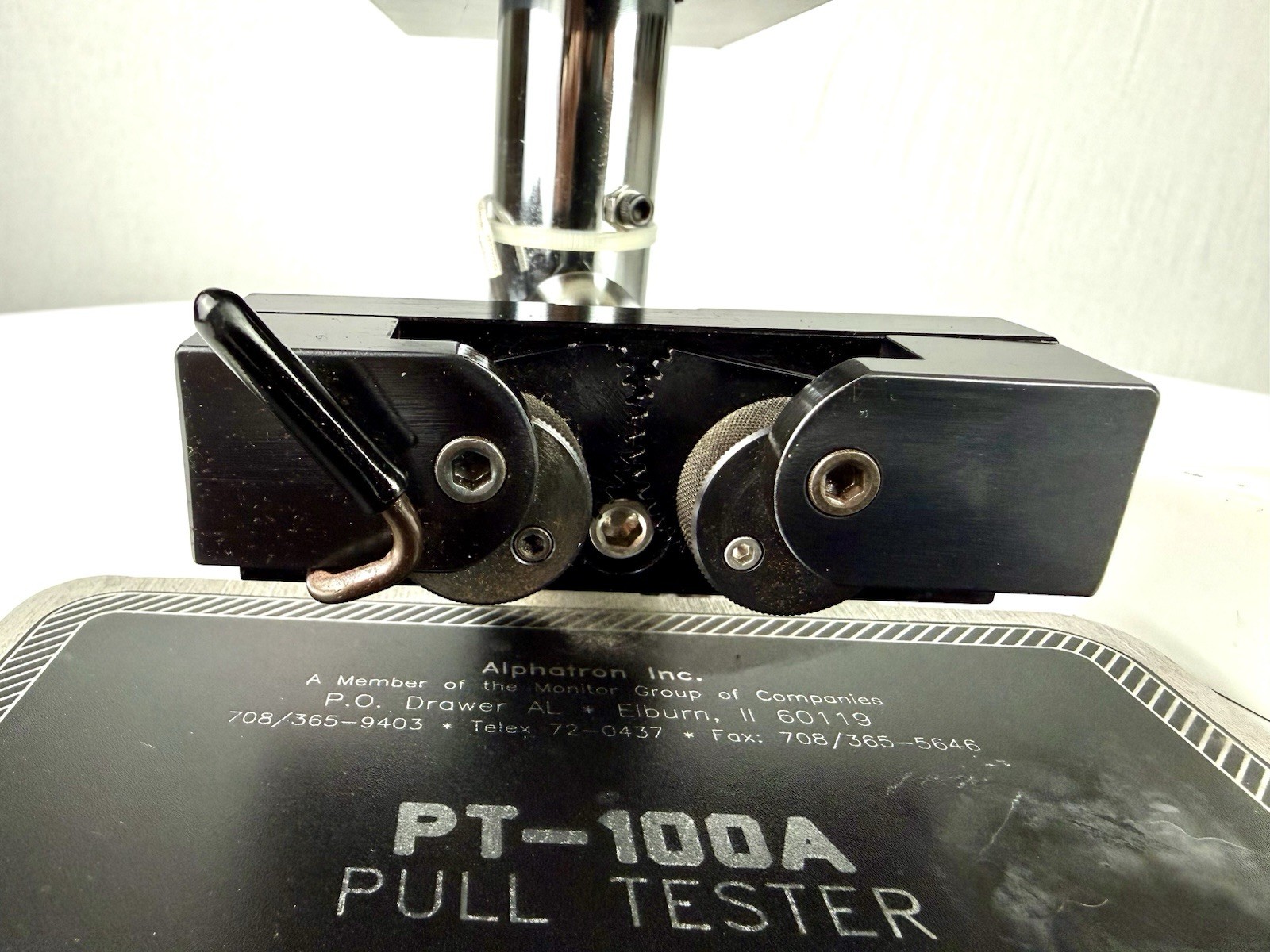 DMC Alphatron PT-100A Wire Crimp Terminal Pull Tester 150 lb Tensile Scale Test⁠