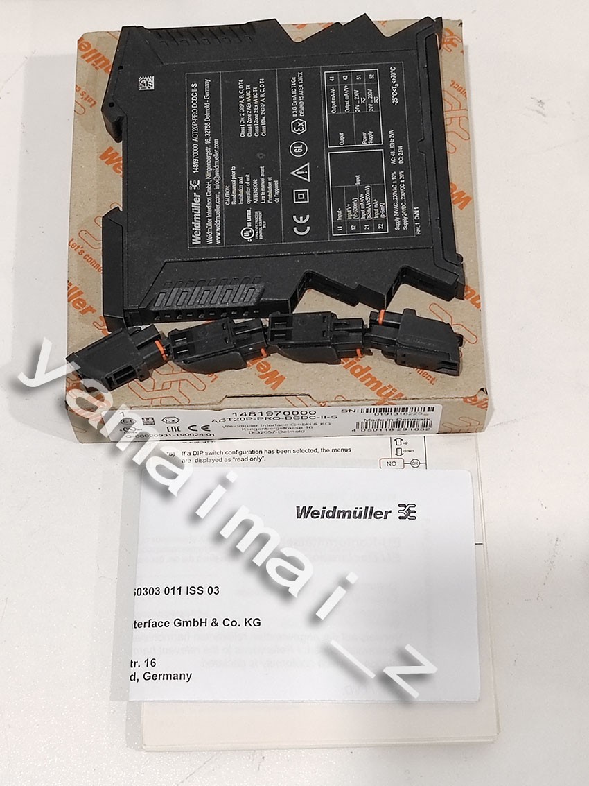 1481970000 ACT20P-PRO DCDC II-S NEW Weidmuller Isolator ACT20P-PRO DCDC II-S