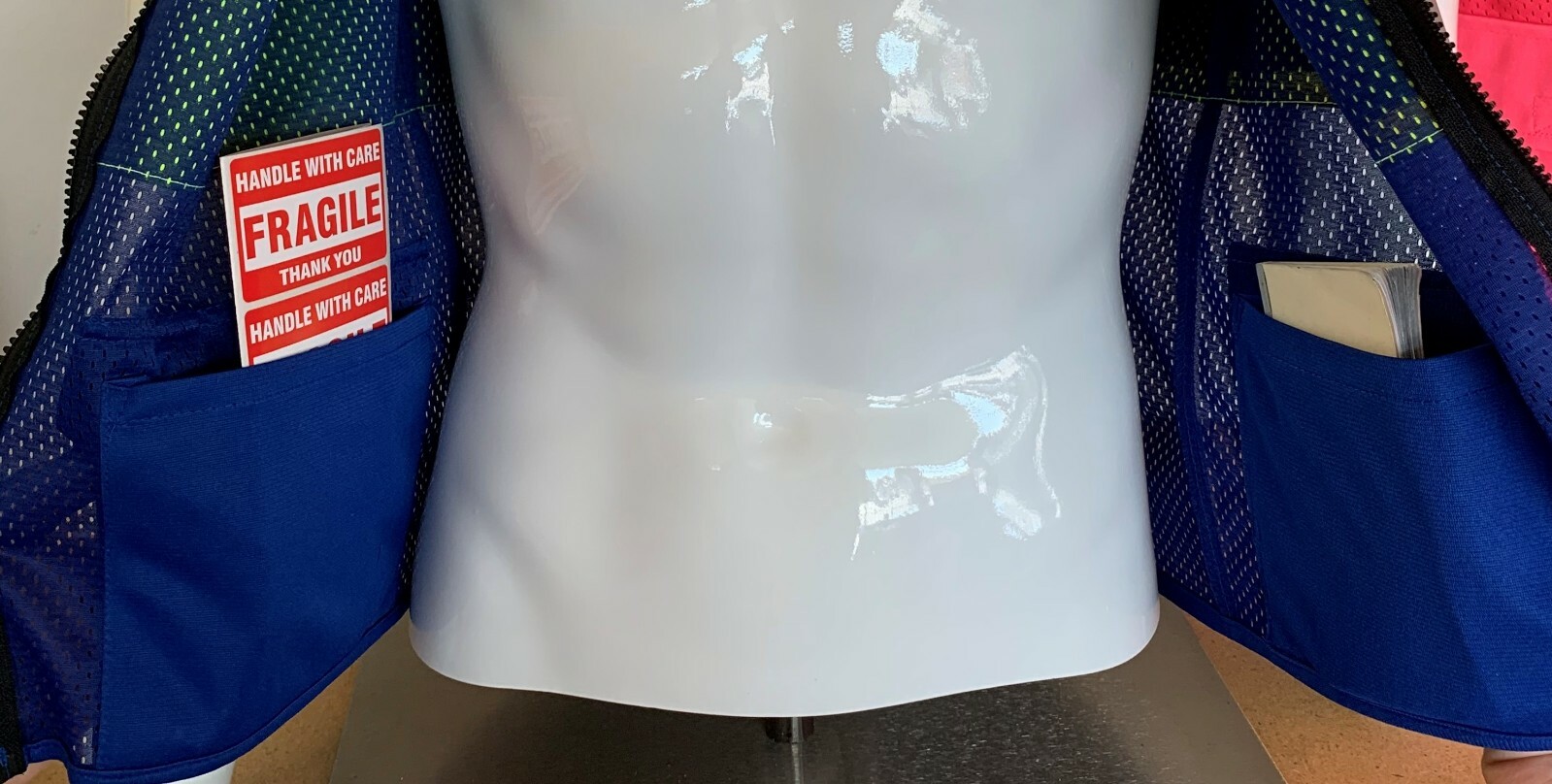 Two Tone High Visibility Reflective Royal Blue Safety Vest (X-Small-5XL)