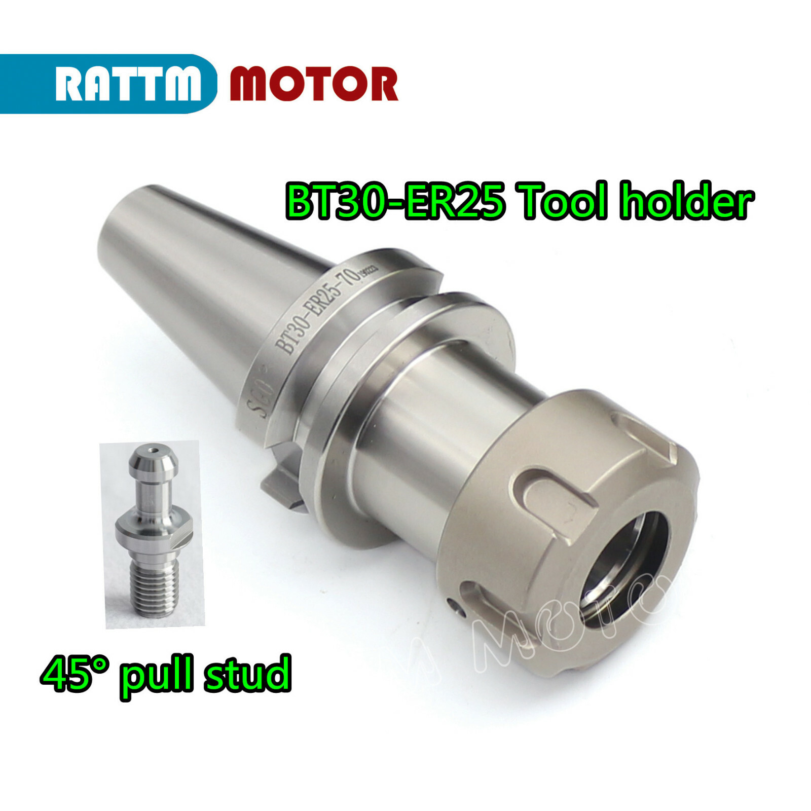 〖US〗4.5KW ATC BT30 Air Cooled CNC Spindle motor Automatic Tool Change 24000rpm