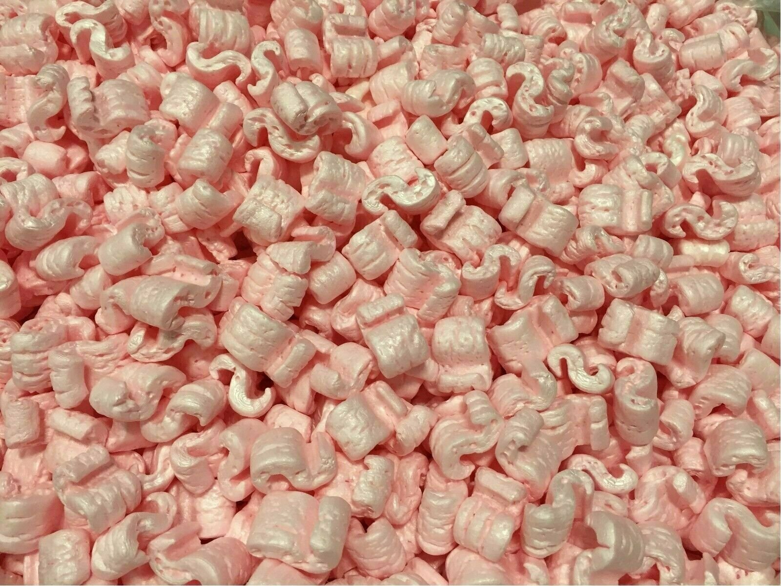 Packing Peanuts Shipping Anti Static Loose Fill 120 Gallons 16 Cubic Feet Pink