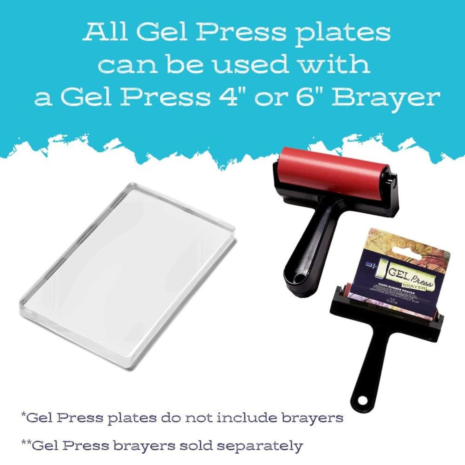 Monoprinting Print Plate – A5 (5.8 x 8.3 inches) Gel Plate – Printmaking Supp…