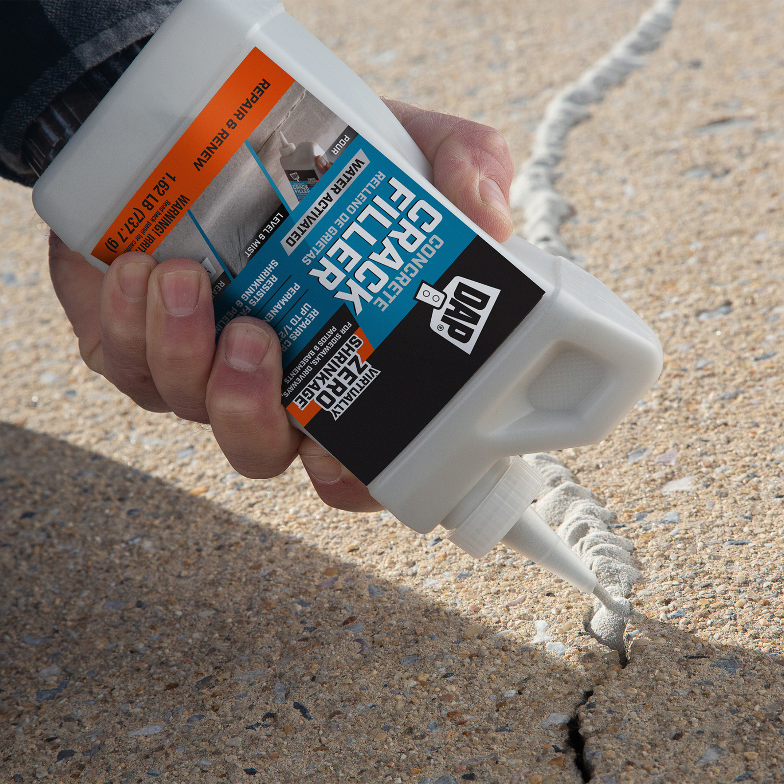 DAP Concrete Crack Filler: 16.0 oz. (Grey) 7079860500