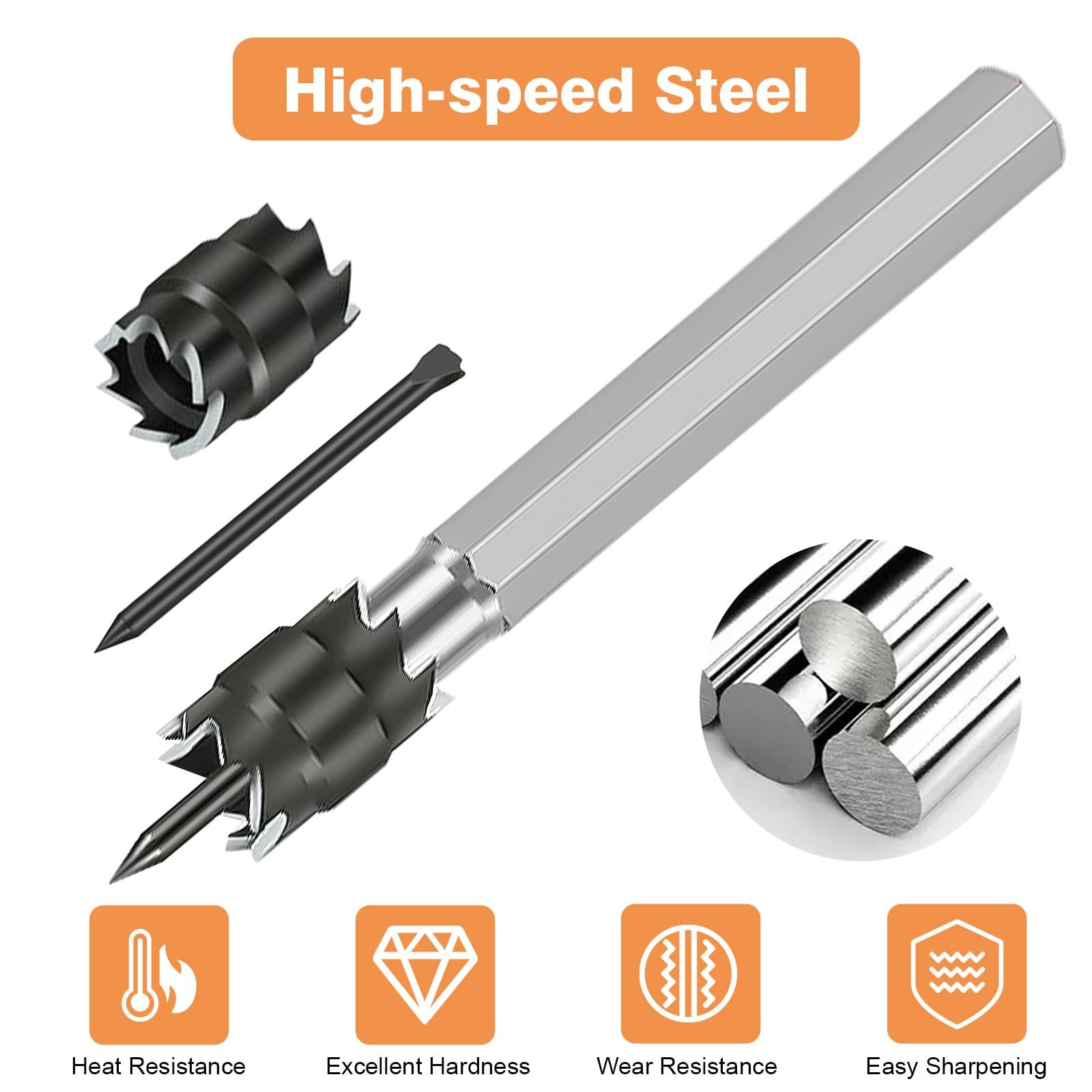 EEEKit 13PCS Rotary Spot Weld Cutter 3/8″, HSS Removal Tool, 13pcs