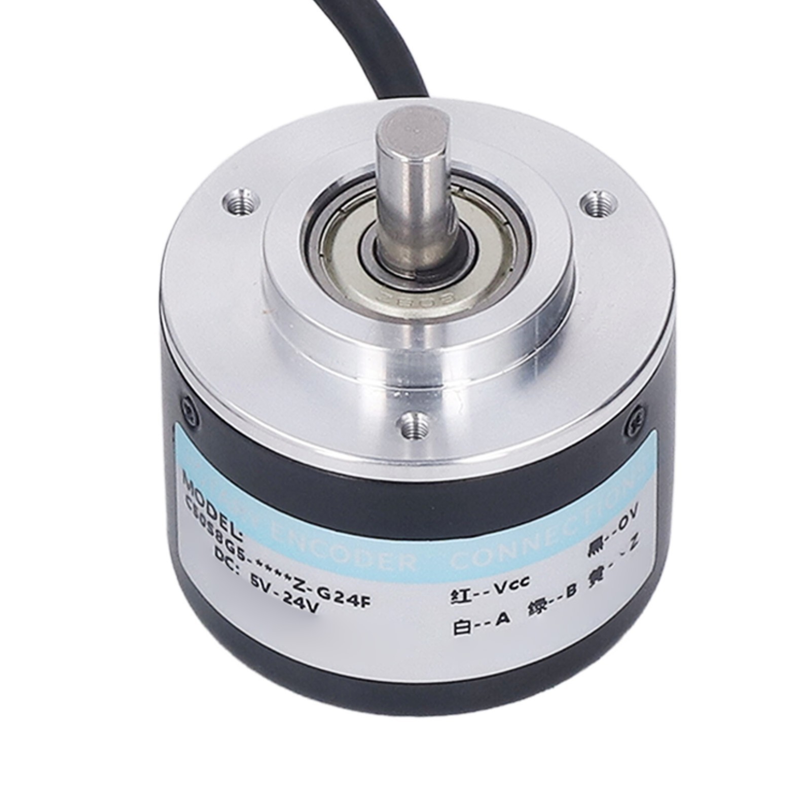 50mm PNP Incremental Encoder IP50 2-Phase DC5-24V 2000P/R for Control Systems