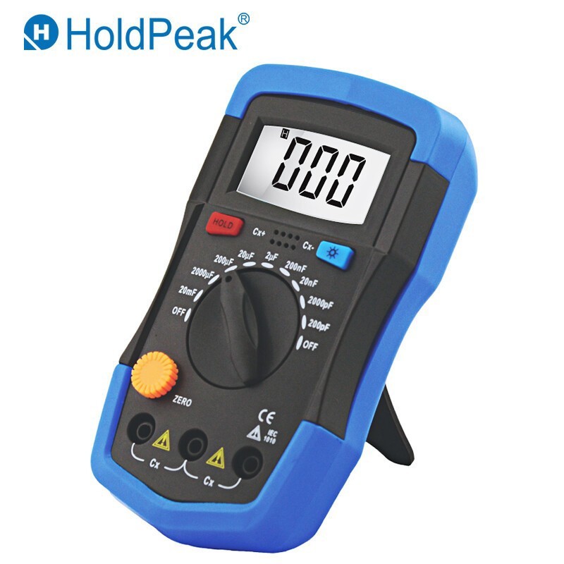 Handheld Capacitor Tester Multimeter Capacitance Meter 200pF-20mF Back Light