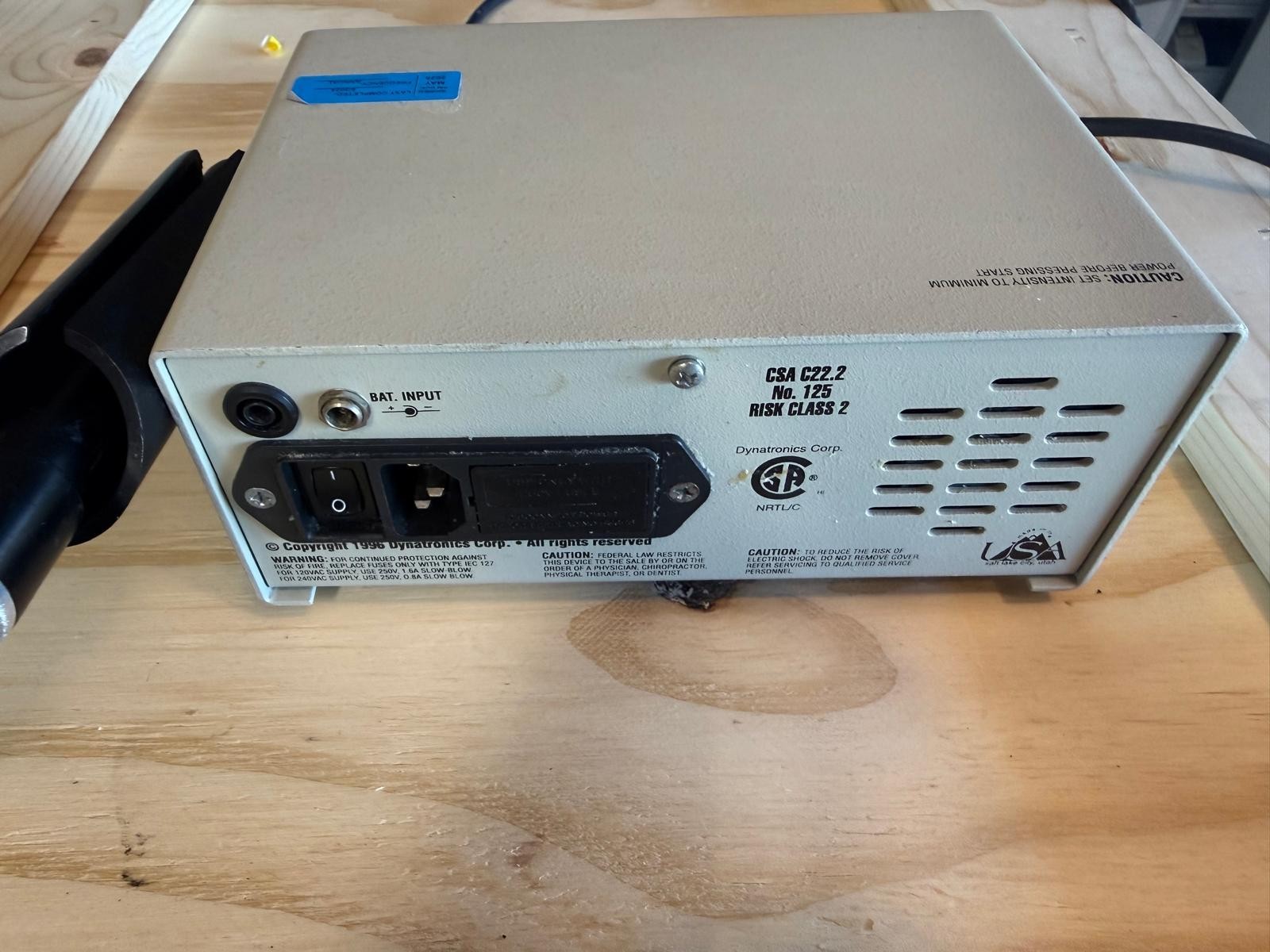 Dynatronics Dynatron 150 PLUS Ultrasound Therapy Unit w/Probe and Power Cord