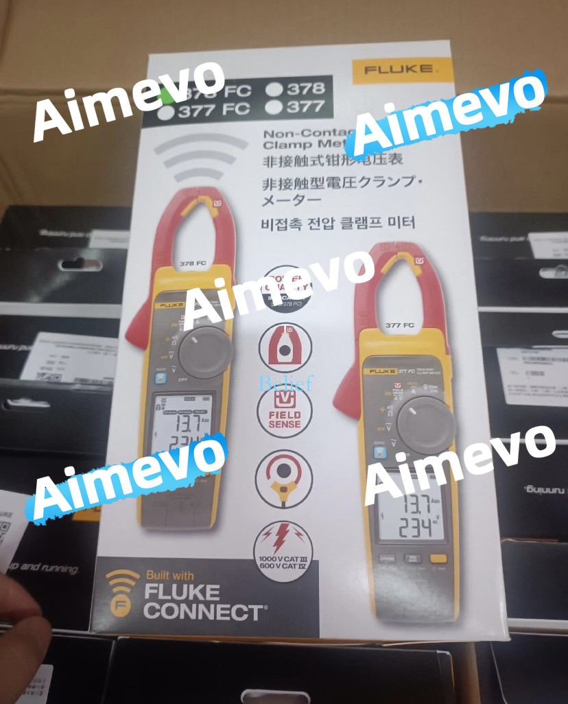 1pc FLUKE 378 FC new Non-Contact Voltage AC/DC Fixture Meter