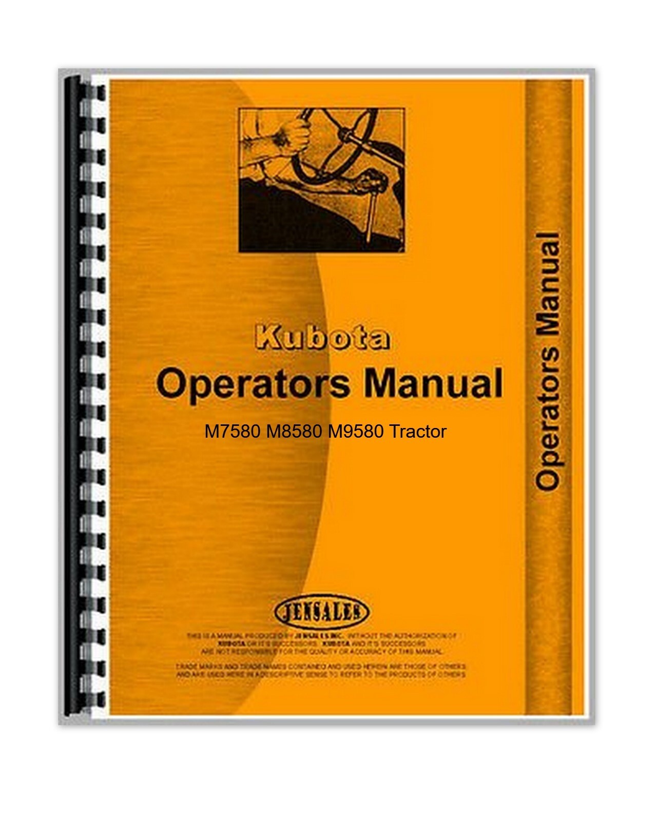 Kubota M7580 M8580 M9580 Tractor Owners Operators Manual