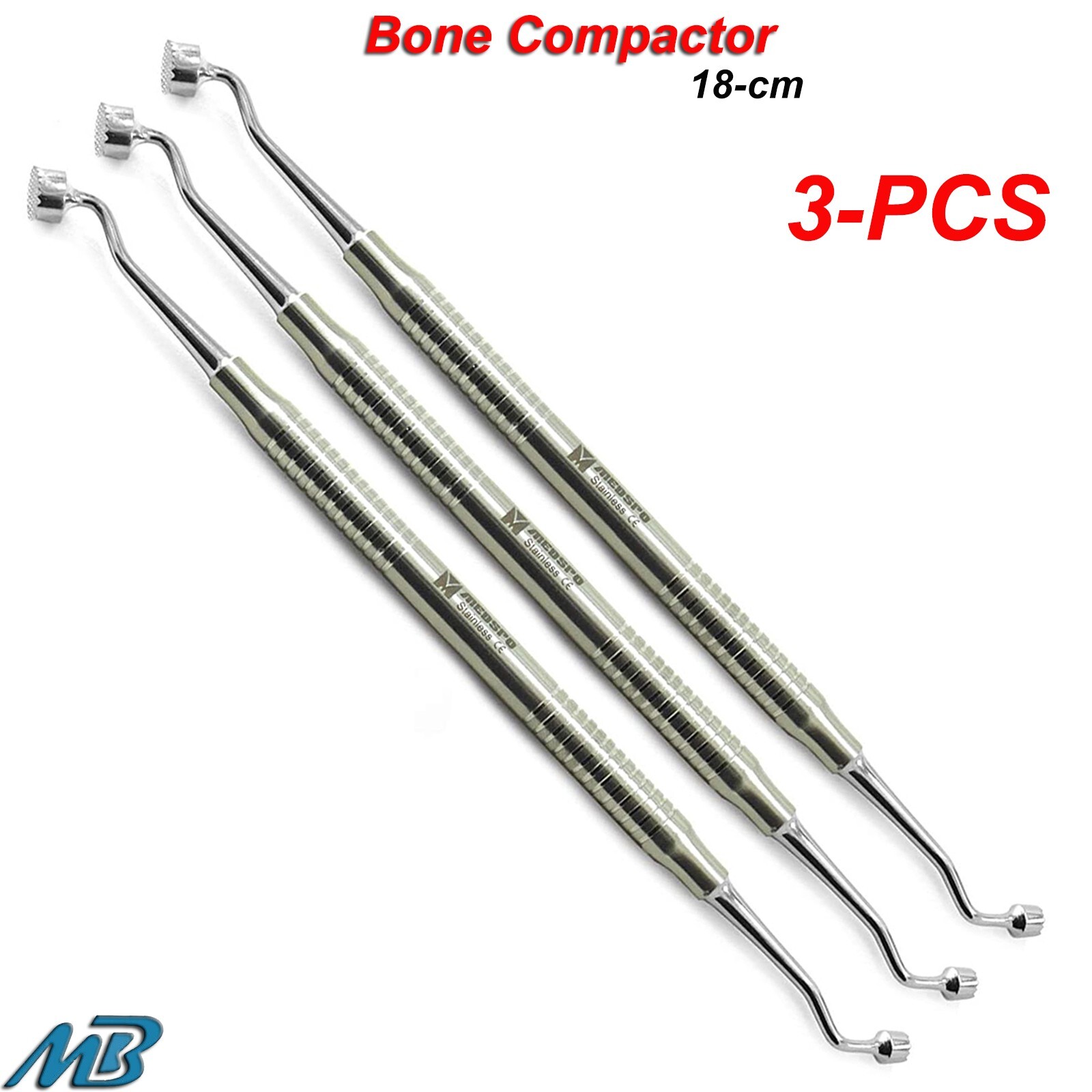 Bone Grafting Packer Dental Bone Compactor & Carrier Oral Surgery Instruments