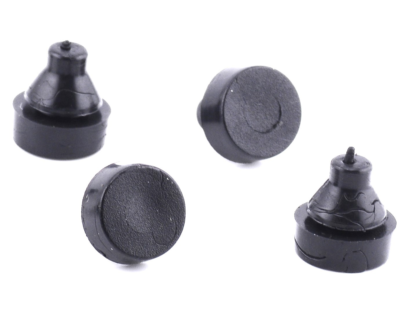 Push-In Rubber Feet Fits 5/16” Hole X 1/2” OD x 3/16″ Height Various Pack Sizes