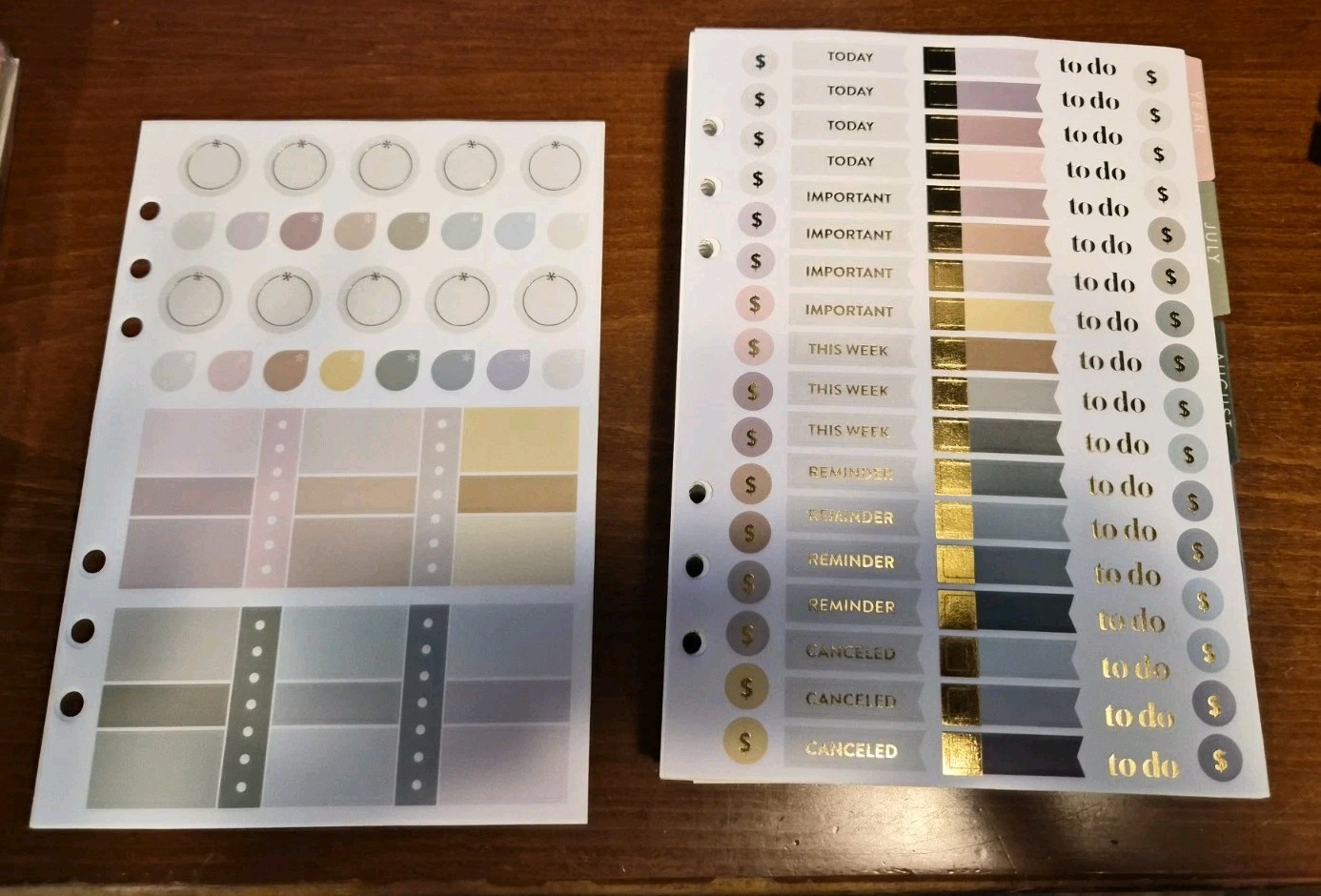 Erin Condren Unused Monthly Weekly And Daily Inserts For The A5 Agenda July 2026