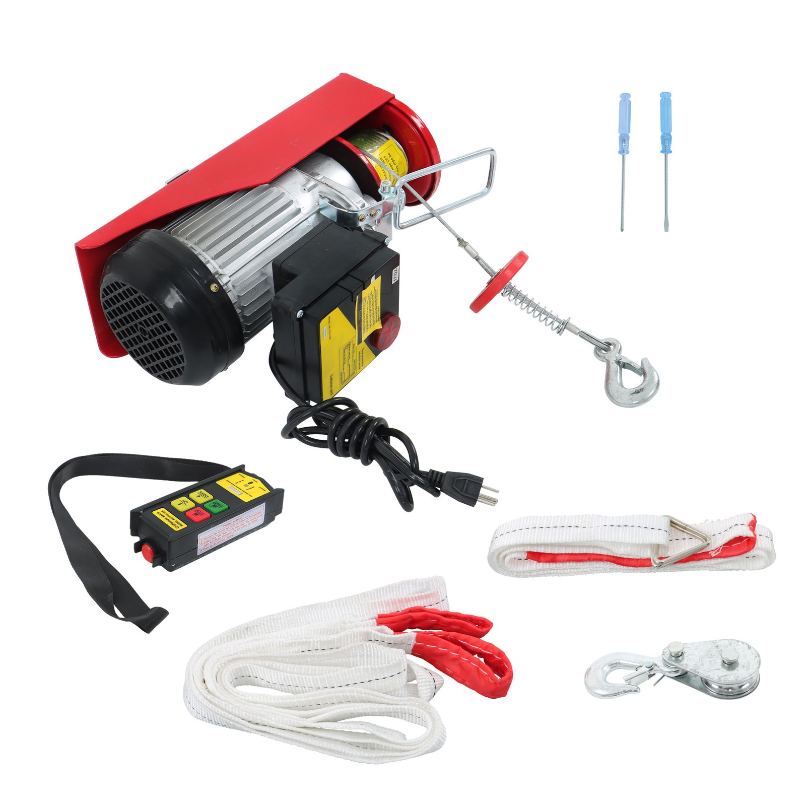 1320lbs Mini Electric Hoist PA600 & Wireless Remote Control 110V Height 20-40ft