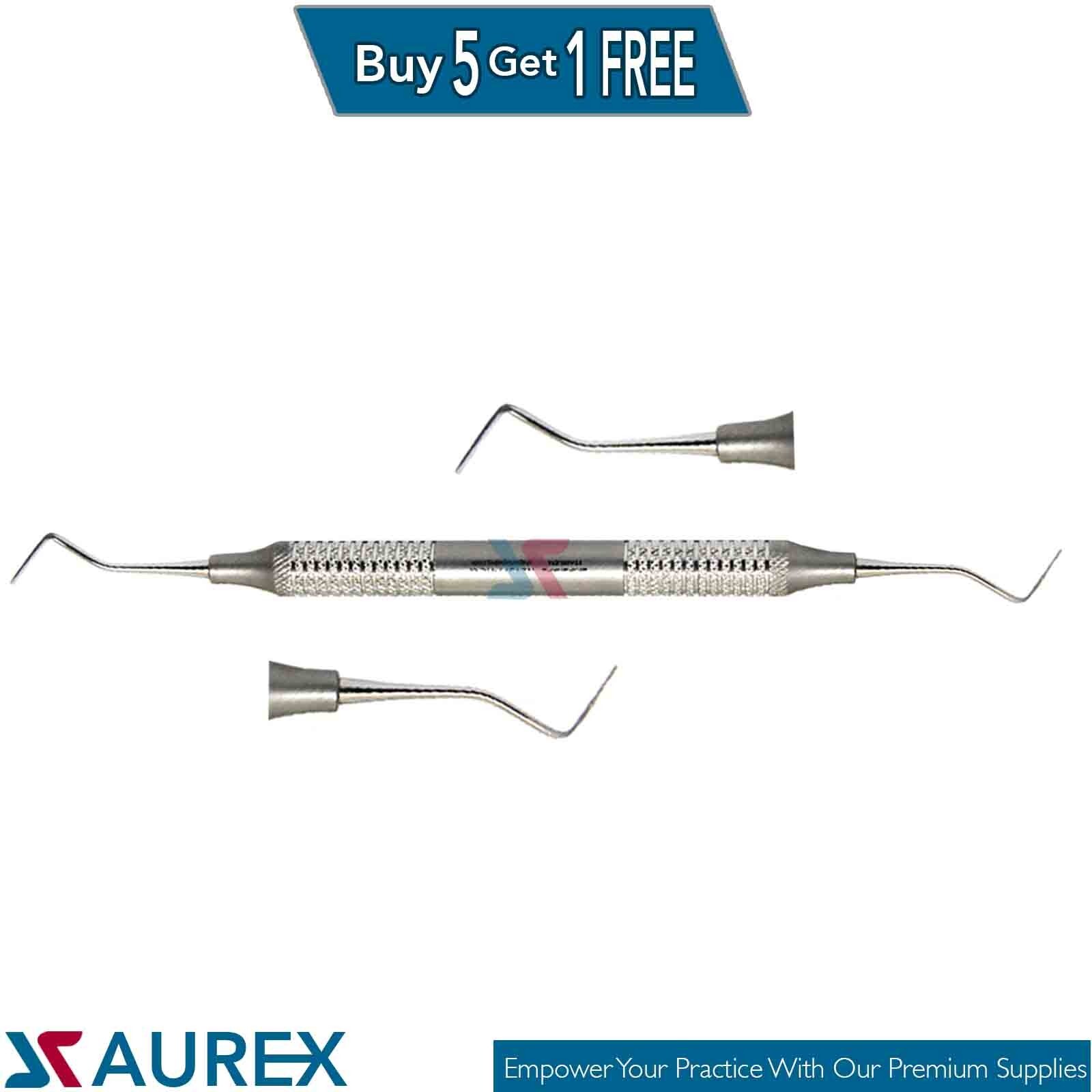 Offset Enamel Hatchet Chisel Double-Ended Dental Instrument