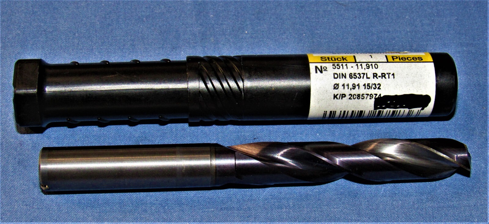 GUHRING Jobber Length Drill Bit: 15/32″ Dia, 140 °, Solid Carbide