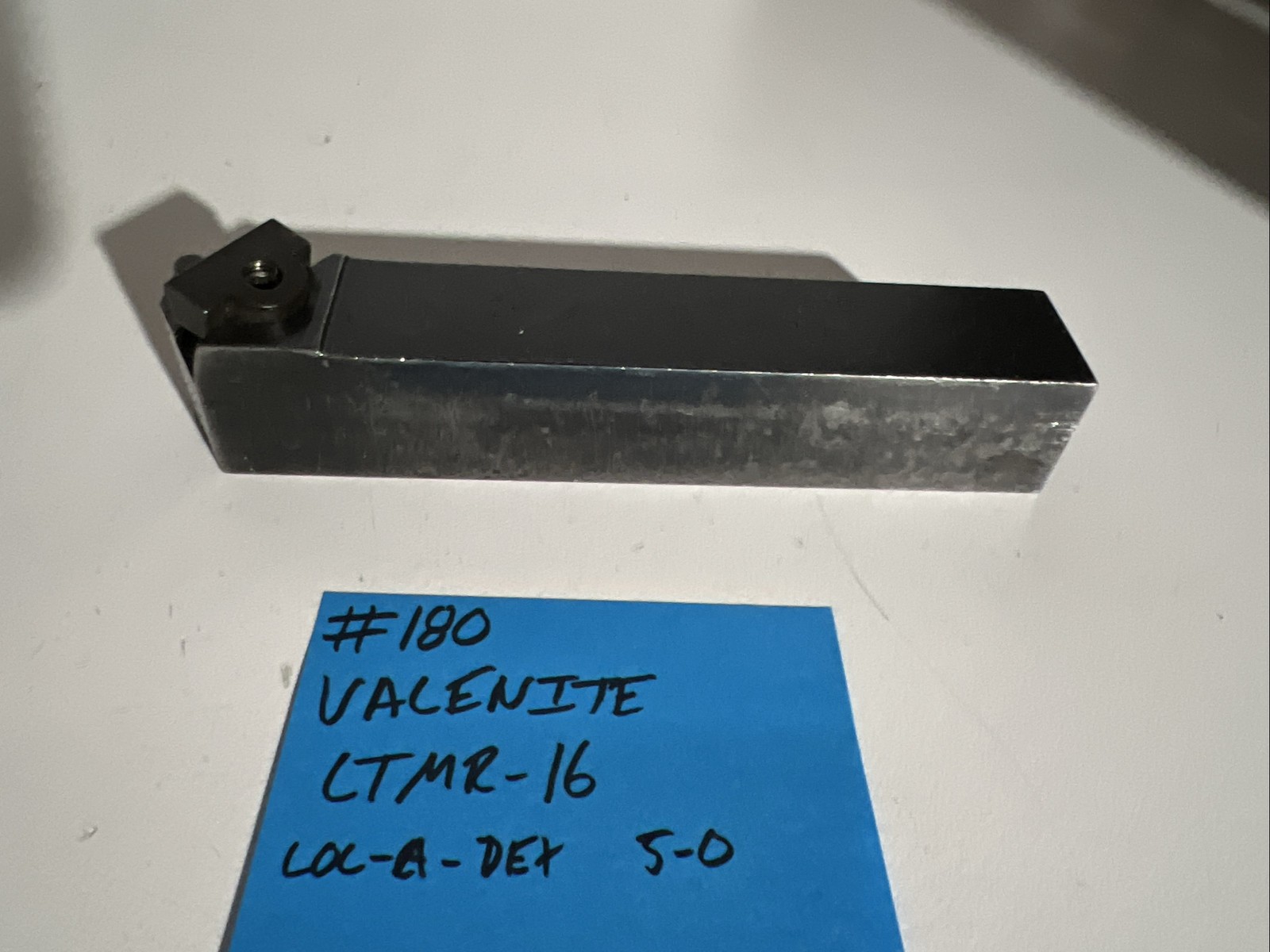 valenite LTMR-16 indexible carbide lathe toolholder 6”OAL 1”Shank Turning Thread