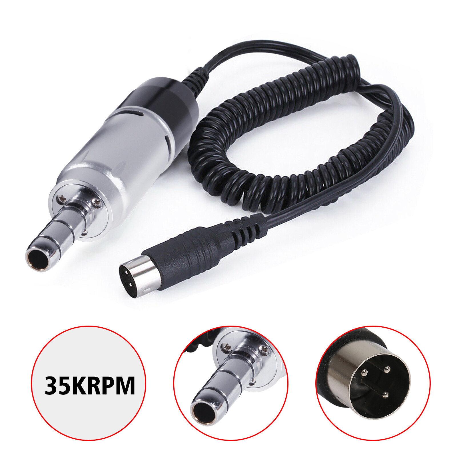 Dental Micro Motor E-Type Connector High Speed Handpiece Standard 35K rpm US