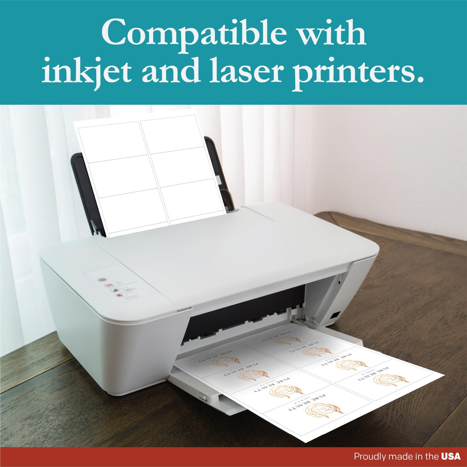 Premium Label Supply White Sticker Shipping/Mailing Labels 200 Labels,
