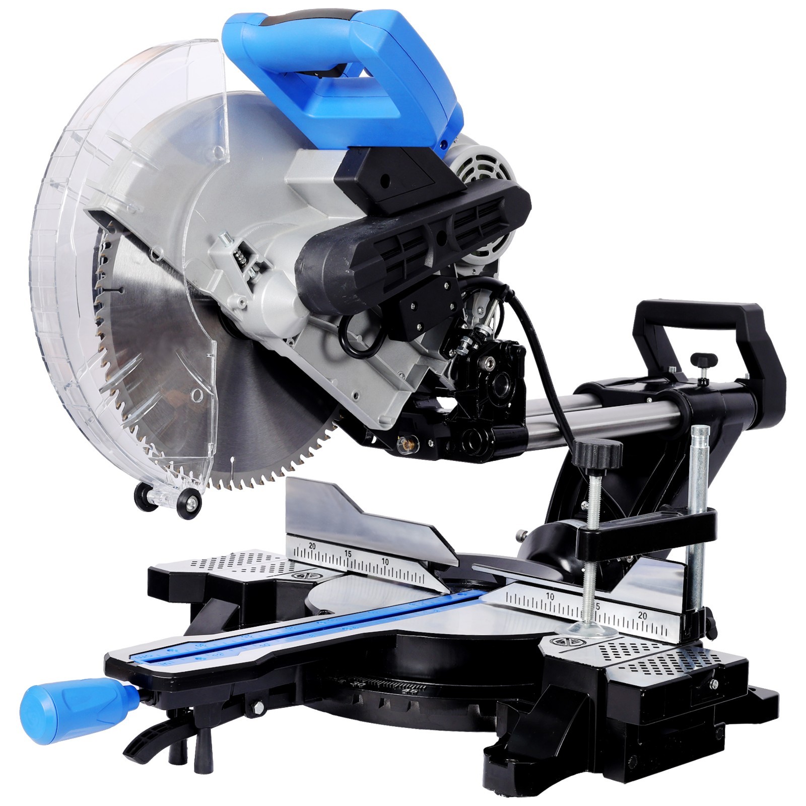 12″ 80-Tooth Blade Dual Bevel Sliding Miter Saw w/ Laser Guide 15Amp Motor 2000W
