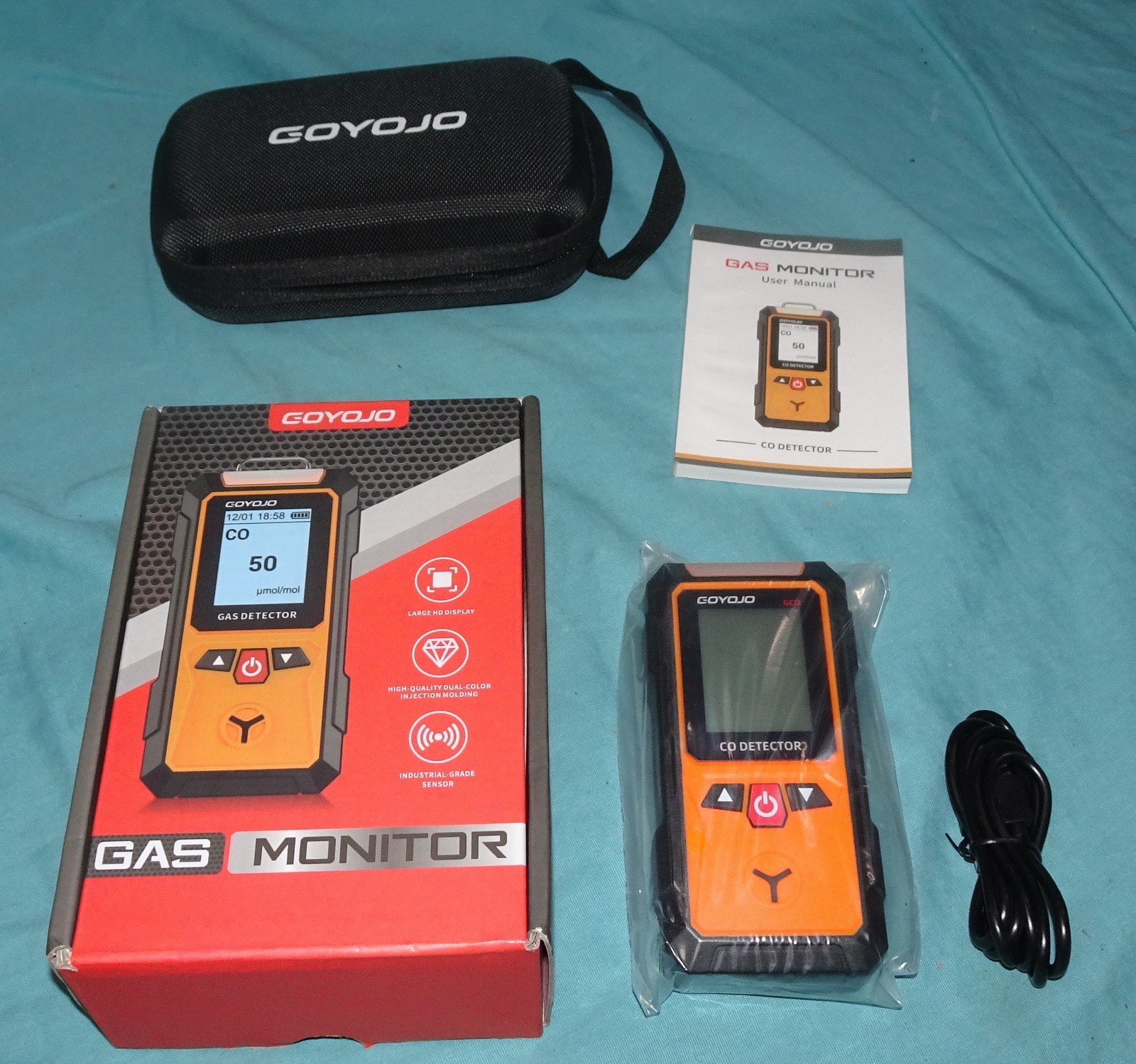 BRAND NEW = GOYOJO GAS DETECTOR MONITOR = GCO CO DETECTOR
