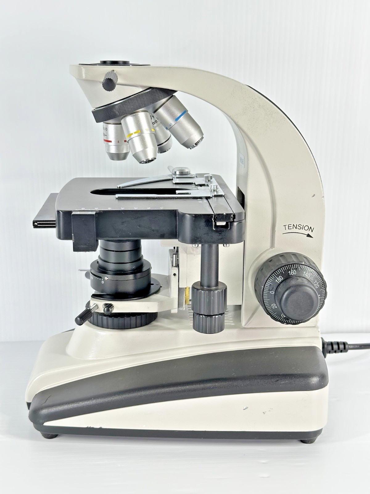 Unbranded Compound Laboratory Microscope Body 4x 10x 40x 100x Objectives Parts