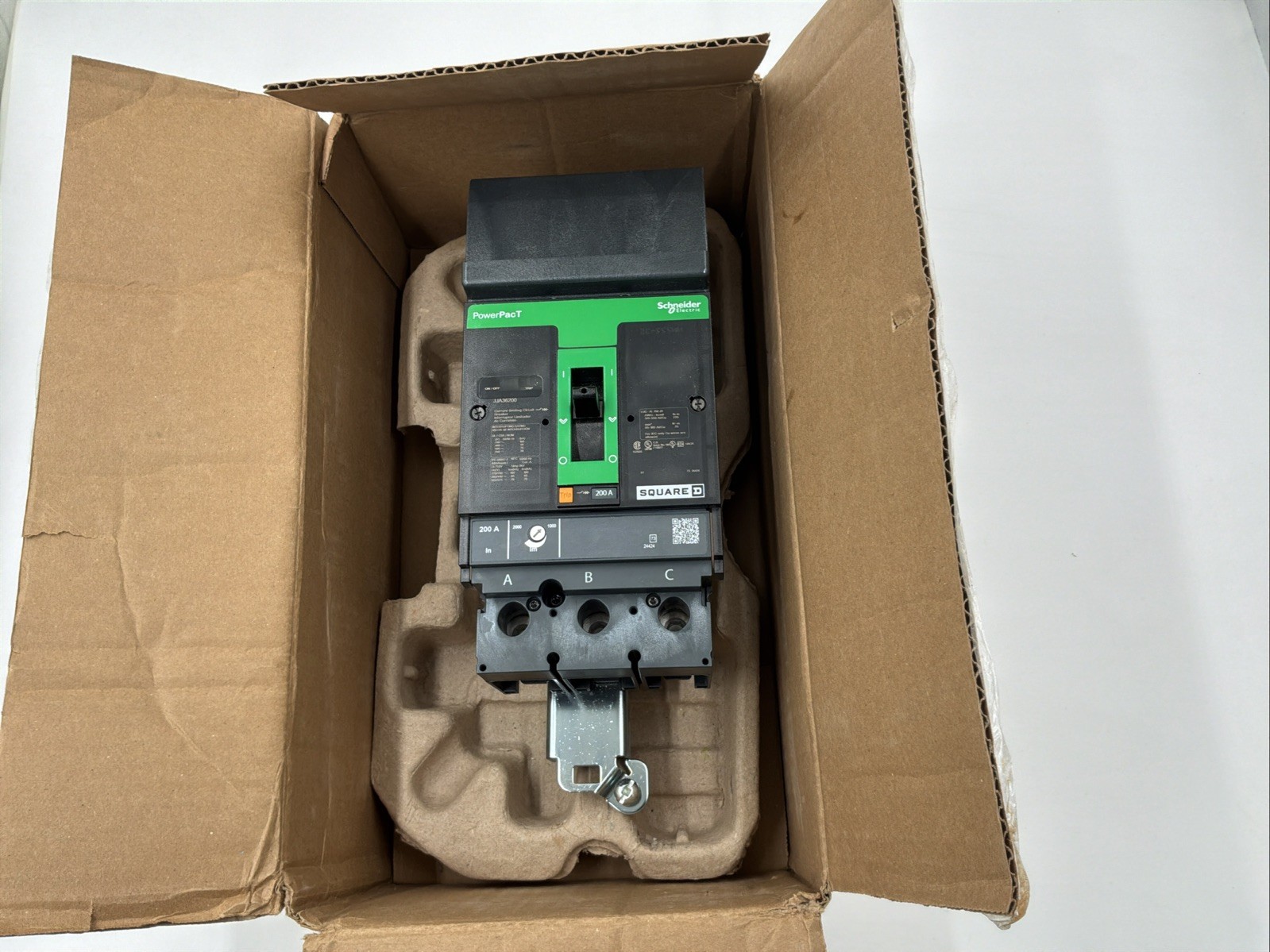 Square D JJA36200 200A 3 Pole 600V I-Line Power-Pact Circuit Breaker NEW IN BOX