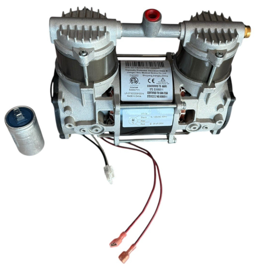 Oilless Air Pump ZGK300P1-65 w/ Motor Run Capacitor (110v/60Hz/1) 290W