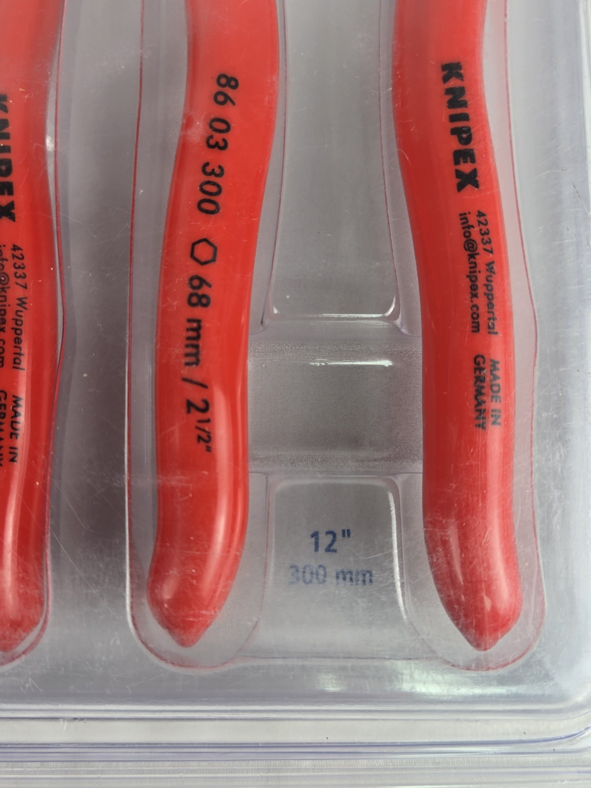 KNIPEX 00 20 06 US2 3-Piece 7, 10 and 12 Pliers Wrench Set