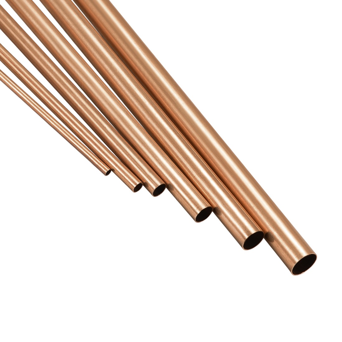 6 pcs 2mm 3mm 4mm 5mm 6mm 7mm OD Copper Tube,Seamless Round Pipe Tube