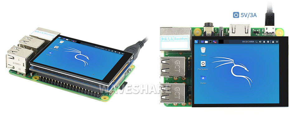 Waveshare 2.8inch Capacitive Touch Screen LCD For Raspberry Pi 480×640 DPI IPS