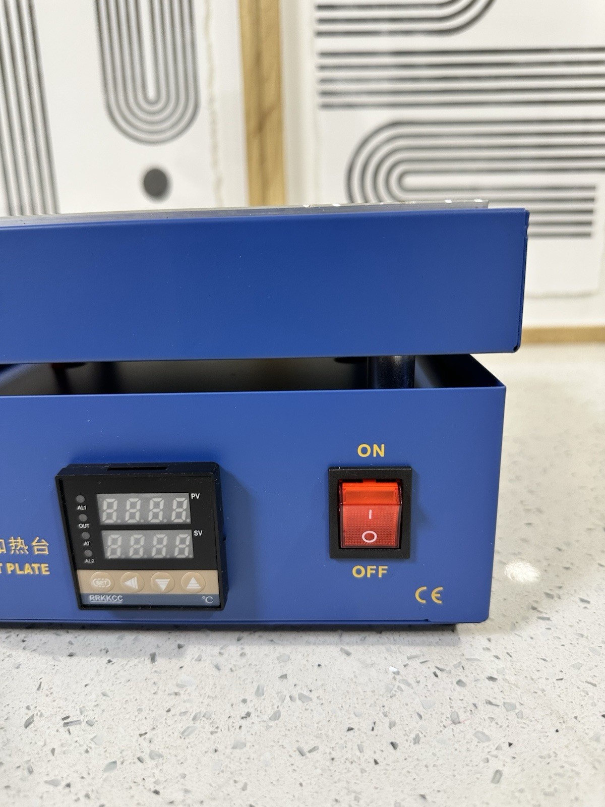 110V 850W Soldering Hot Plate LED Microcomputer Electric Preheat 200X200mm Plate