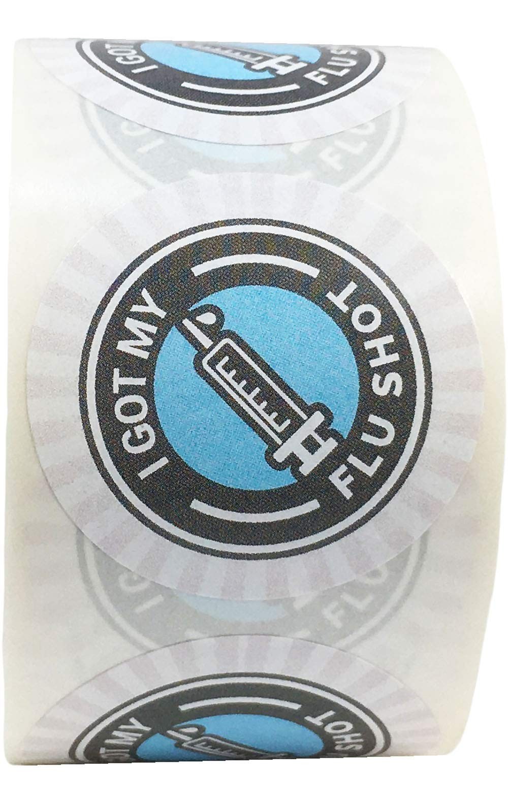 Instocklabels.Com I Got My Flu Shot Medical Healthcare Stickers 1.5 Inch 500