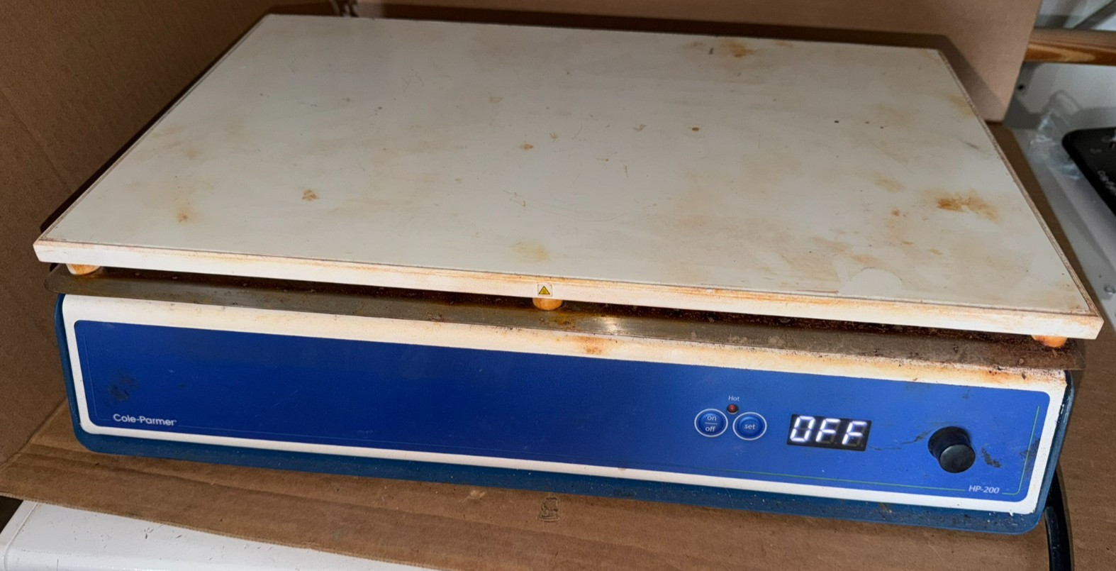 Cole-Parmer HP-200D-XL-C Digital Ceramic Hot Plate 30x50cm 230V 2250W