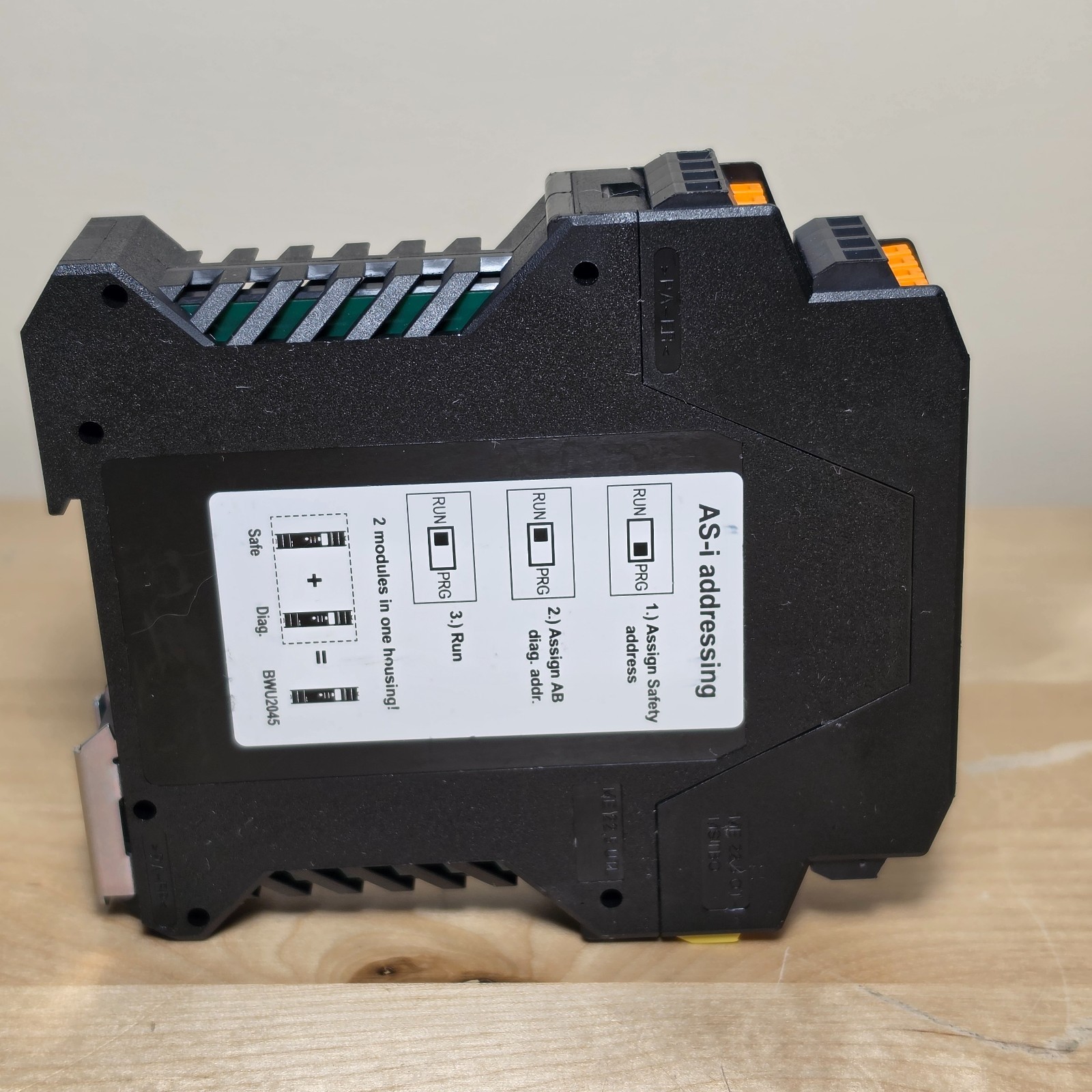 Bihl+Wiedemann BWU2045 ASi Safety Output Module 1SRO/1EDM IP20