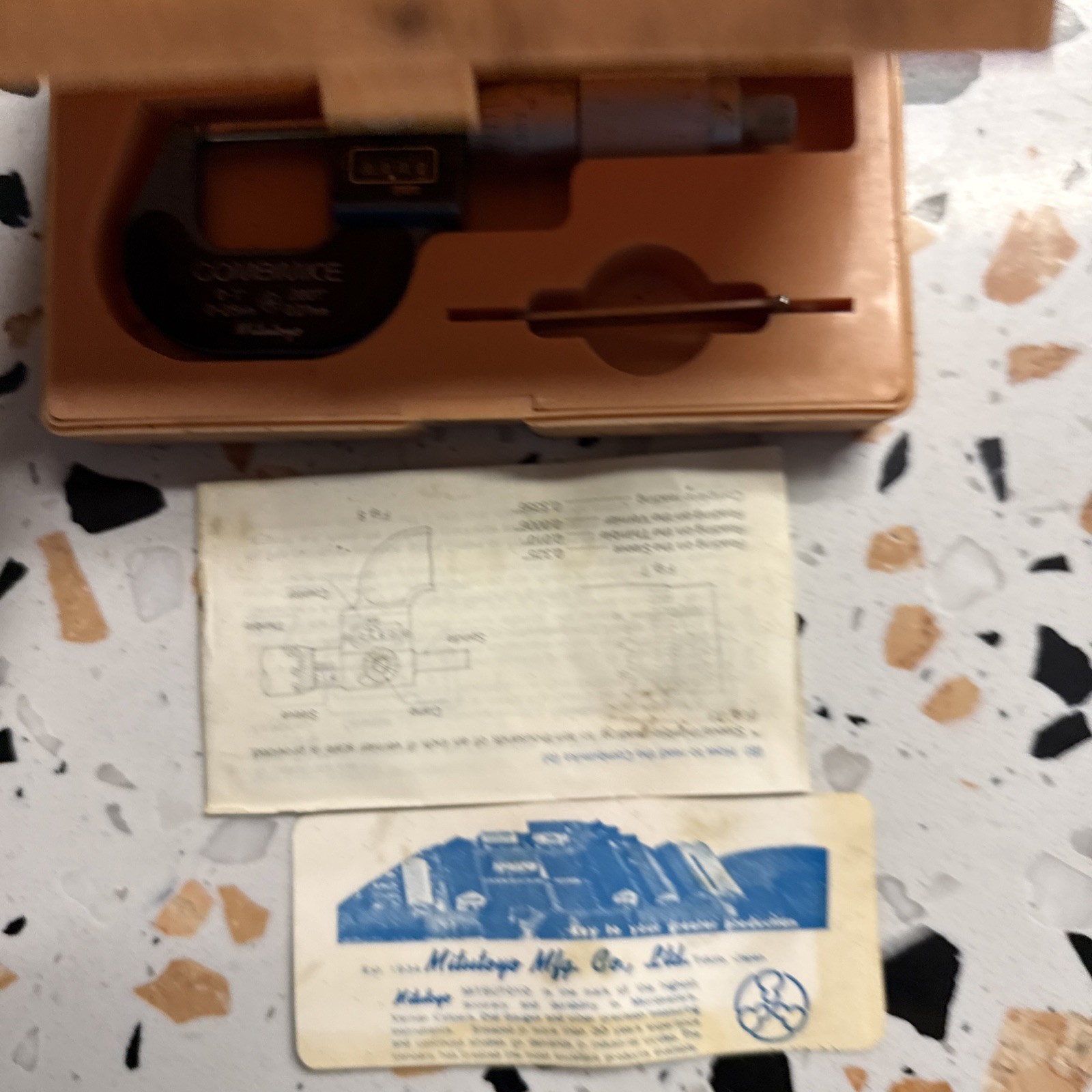 Mitutoyo Combimike No. 159-211 0-1” Digital Counter Micrometer .0001” w/ Case