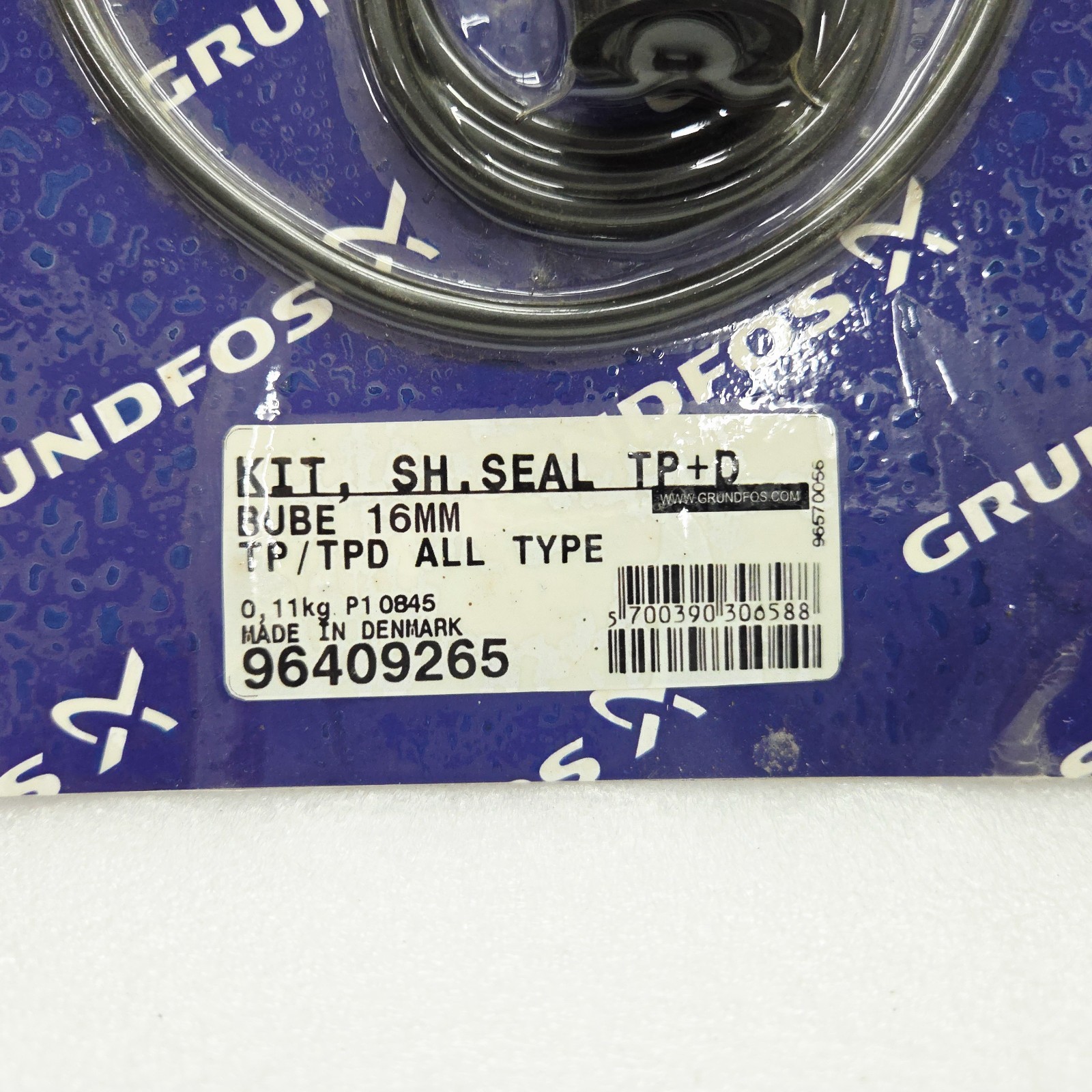 Grundfos 96409265 Shaft Seal Kit TP/TPE TPD EPDM 16mm OEM