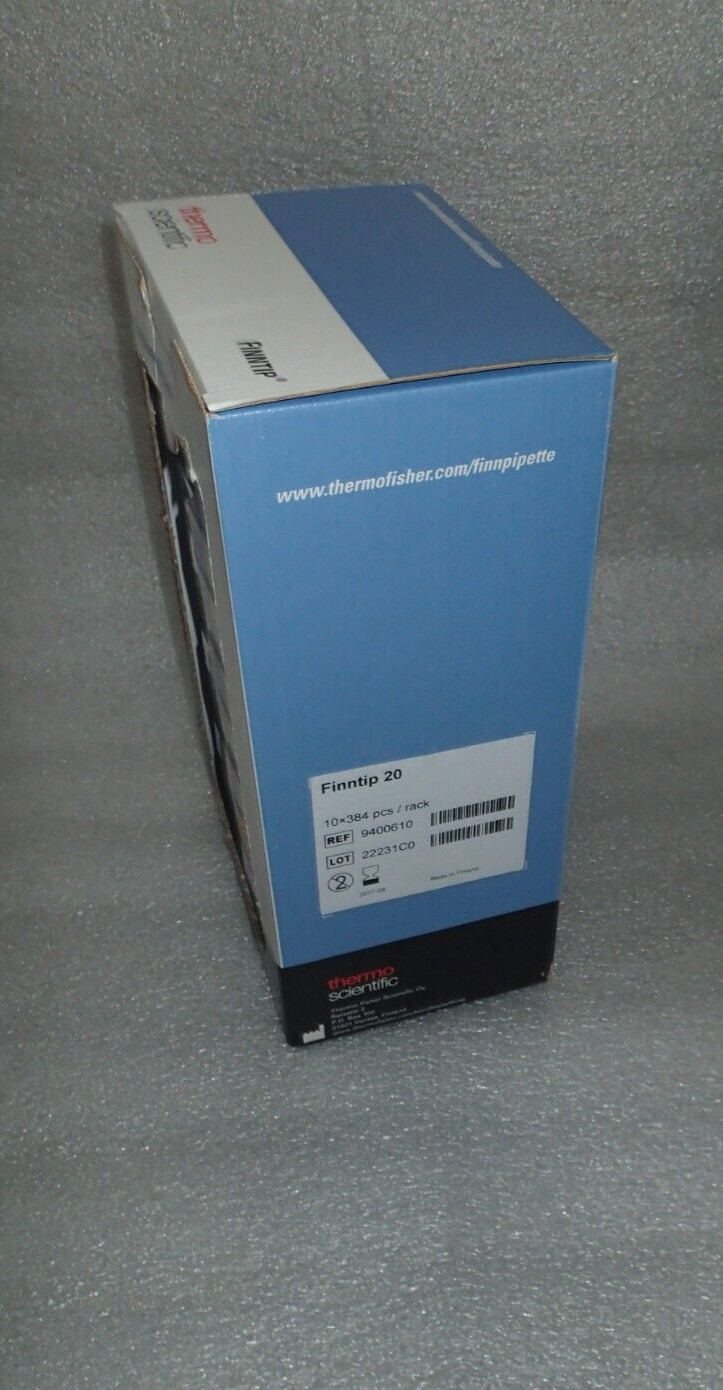 Thermo 9400610 Finntip 20 Pipette Tips 10 X 384 pcs/rack Exp 08/2027 NEW X3,840