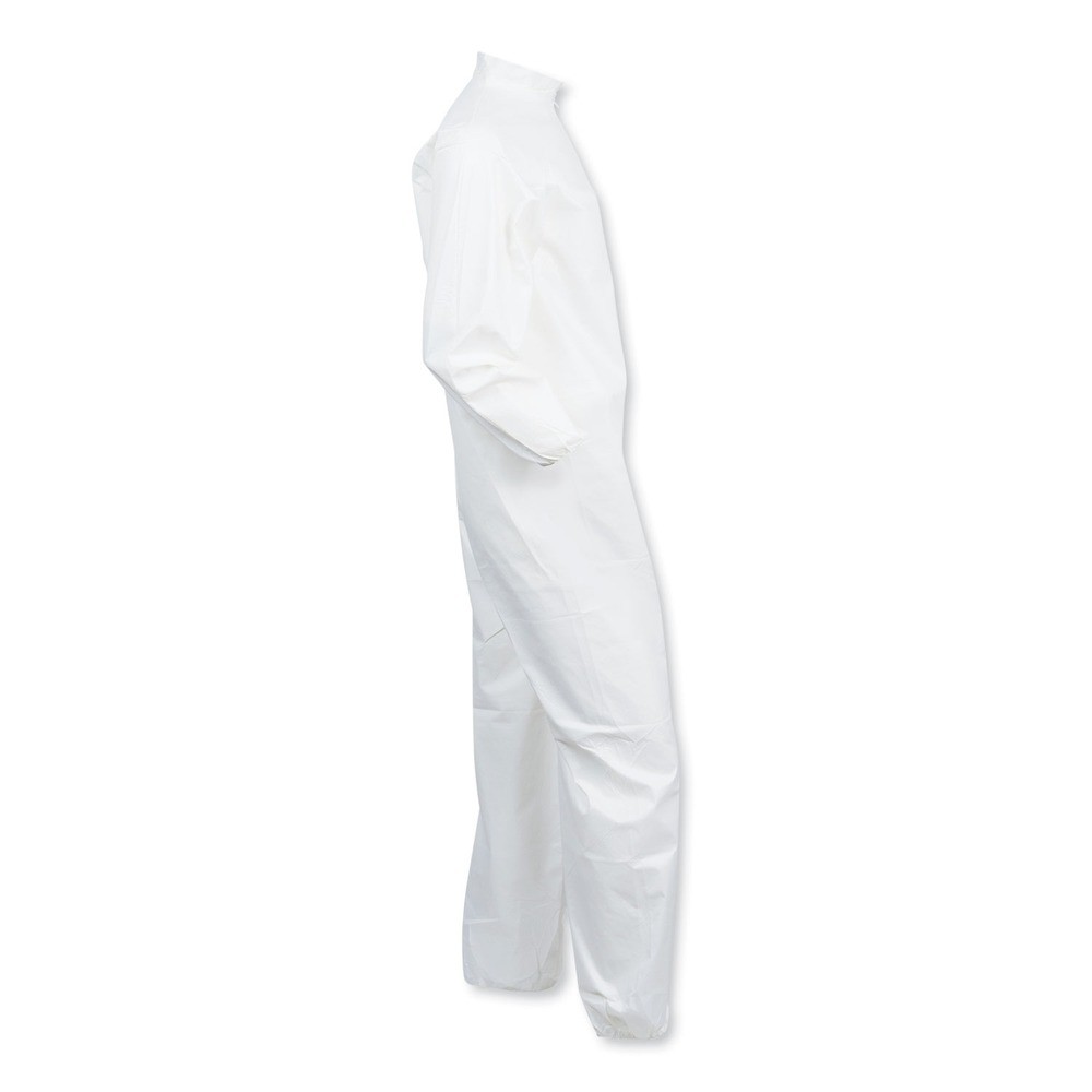 KleenGuard 44315 A40 Elastic-Cuff and Ankles Coveralls – 2XL, White (25/CT) New