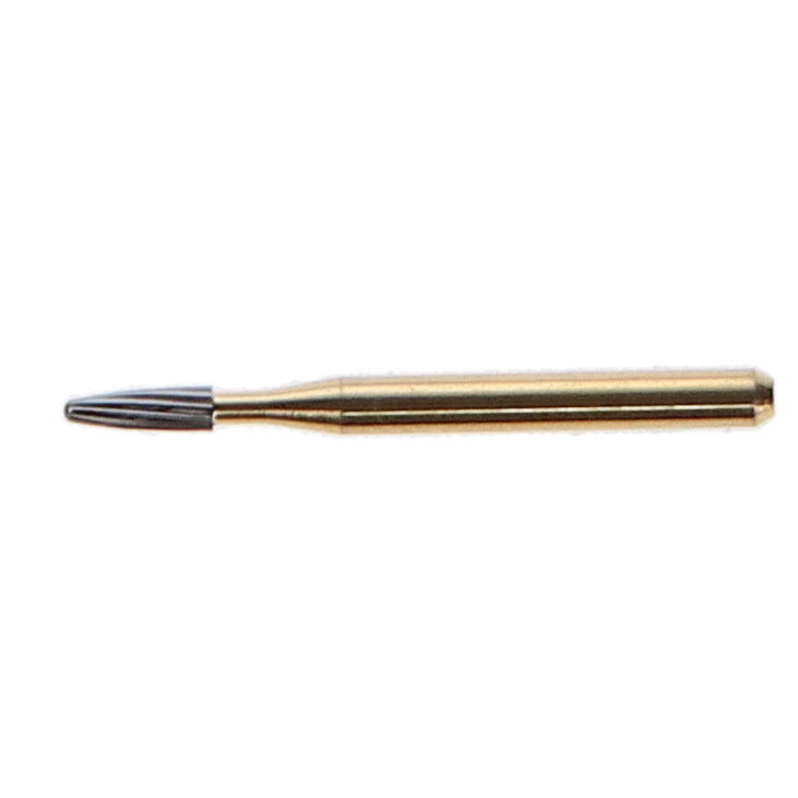 House Brand Dentistry FG #7803 12-Blade Bullet Trimming Finishing Burs 100/Pk