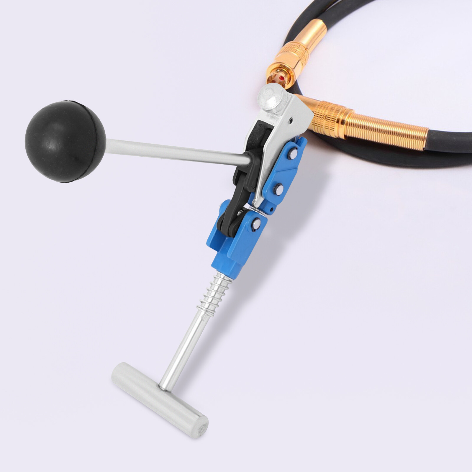 Punch Clamp Tool for steel strips w/0.37-0.63in width&up to 0.03in in thickness