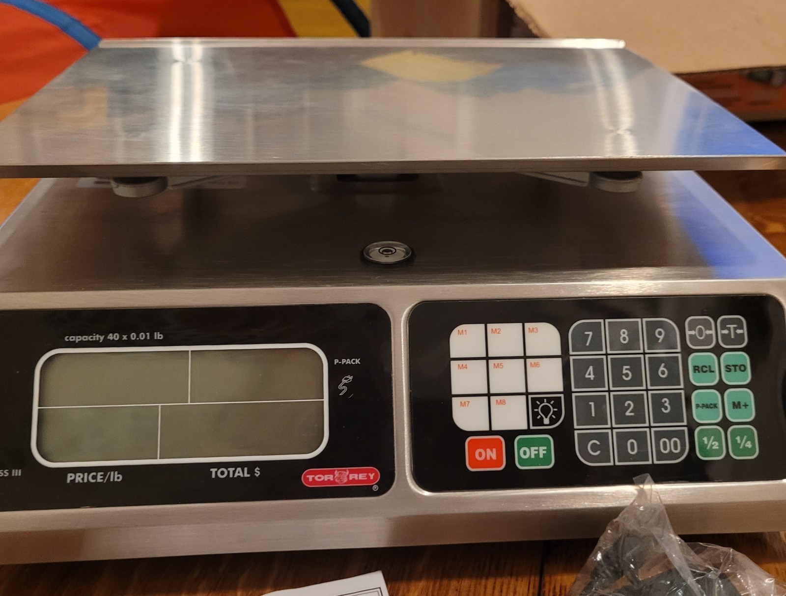 Torrey OL-PC-40L Digital Legal for Trade Scale, 40 lb x 0.01 lb