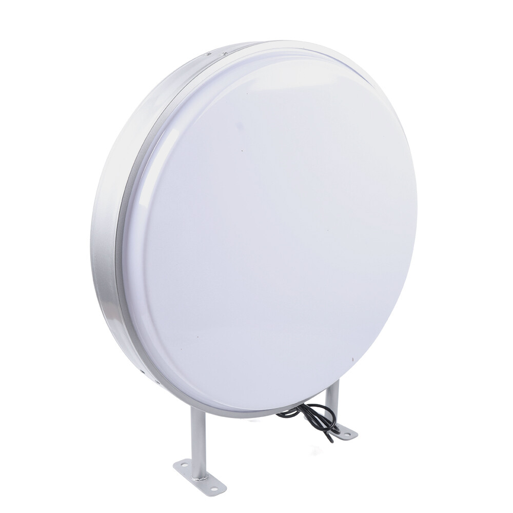 LED Light Box Round Double Sided Outdoor Advertising Illuminated Projecting Sign