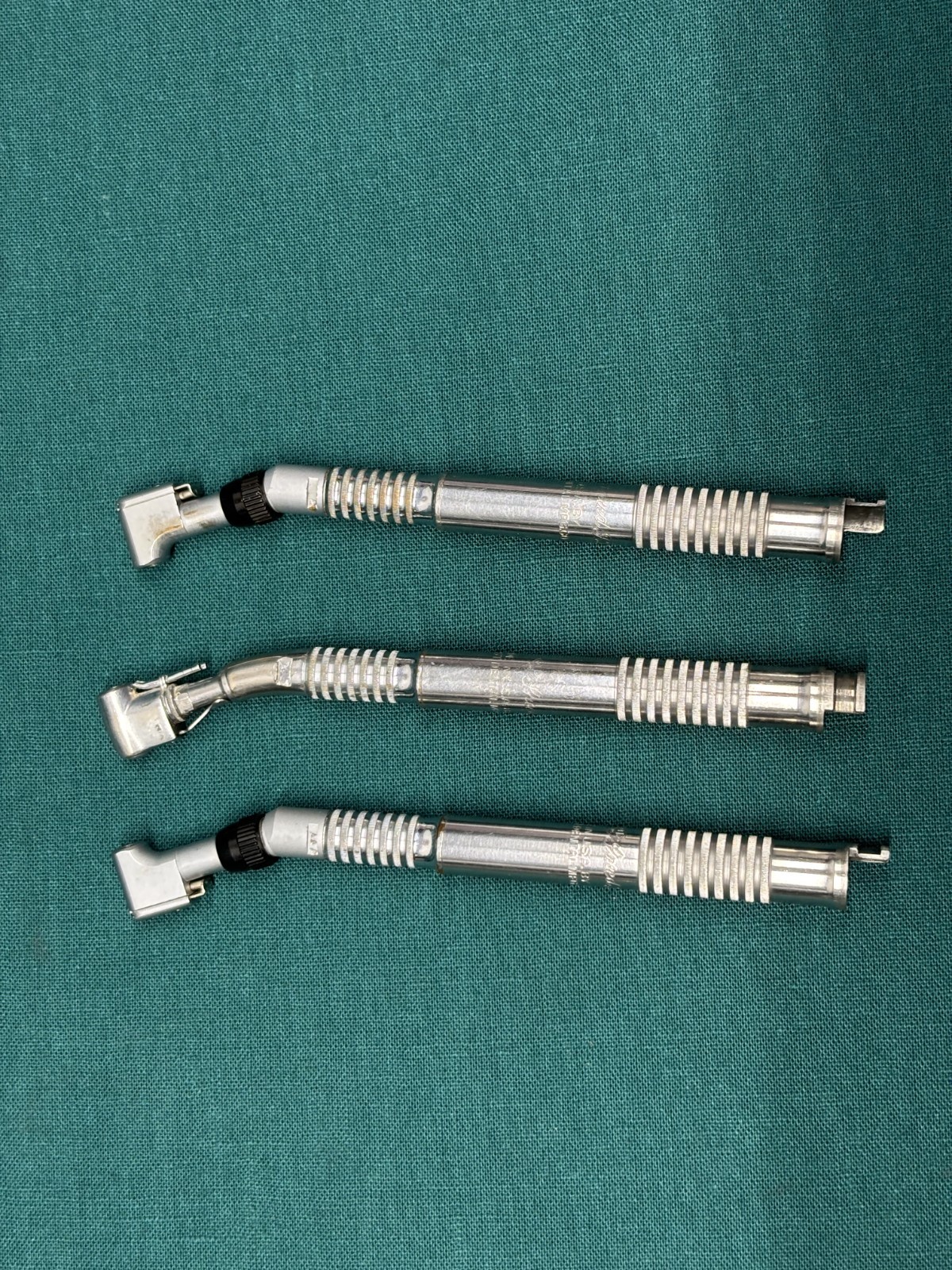 Vtg Midwest American True-Torc Dental Handpiece +Attachments +Parts (18H)