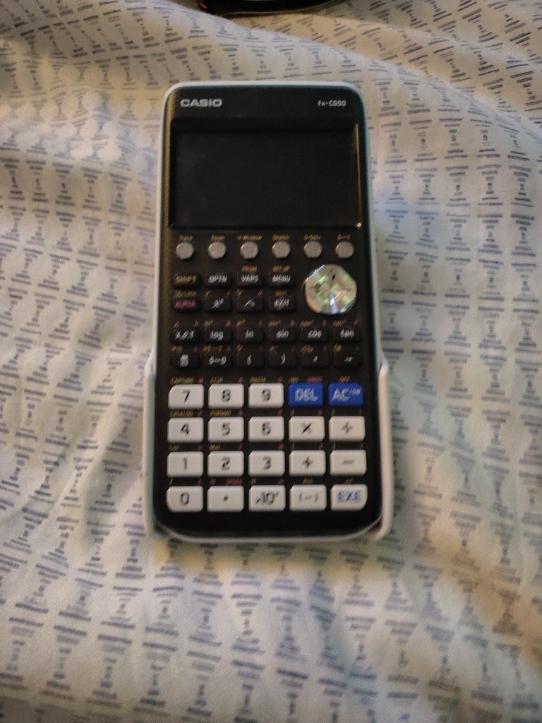 Used CASIO fx-CG50 scientific calculator Color Display USB Japan with case.