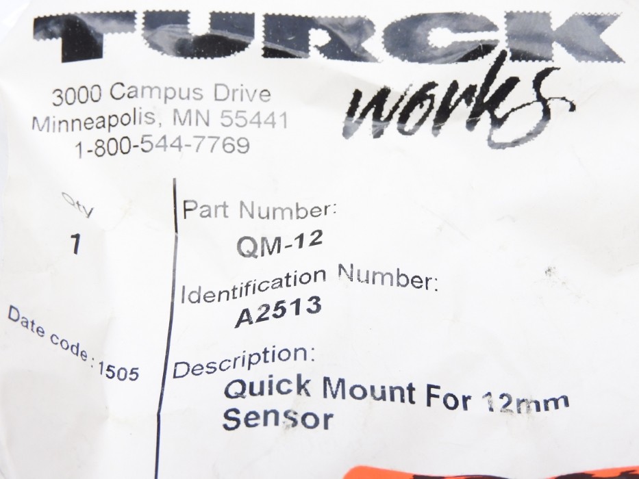 TURCK QM-12 A2513 12MM NSMP