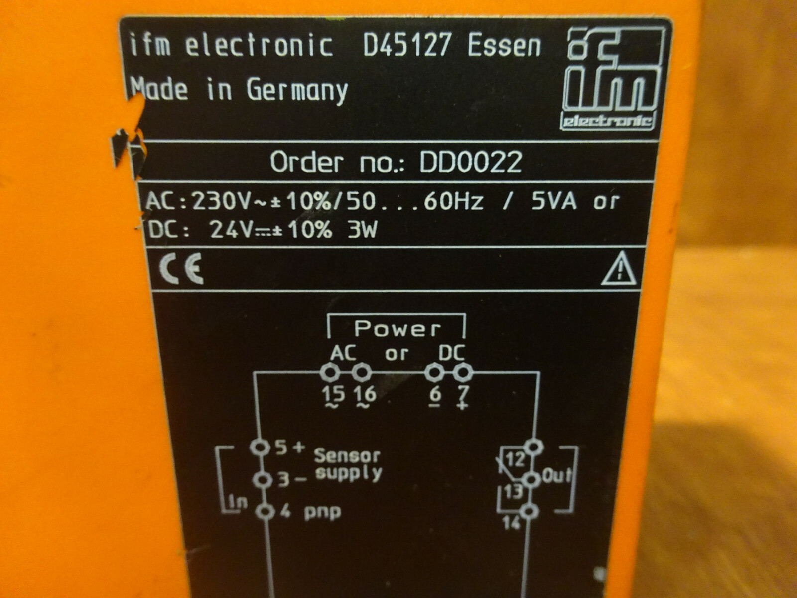 IFM DD0022