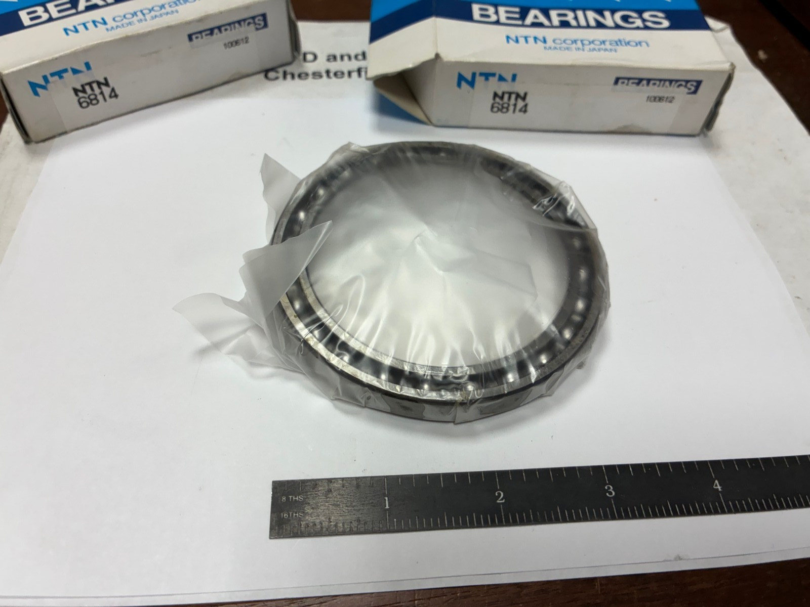 NTN 6814, Deep Groove Ball Bearing, 70mm Bore, 90mm OD, 10mm Width
