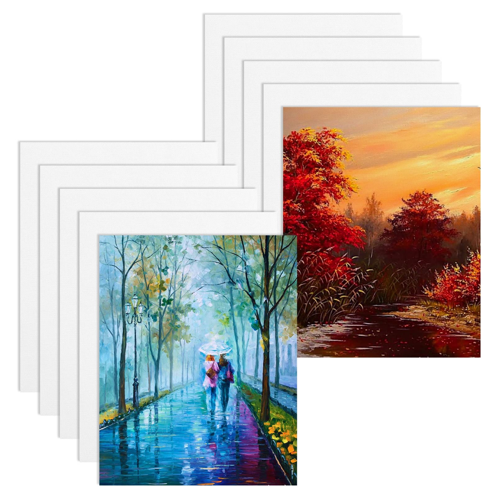 Mity rain Sublimation Blanks Products for 8×10 8 x 10 inches, Multicolor