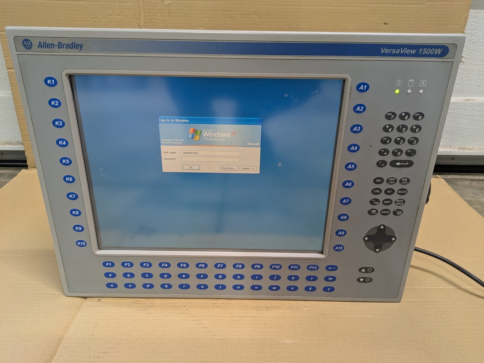 ALLEN BRADLEY VersaView 1500w 6180W-15BPXPH Works Please Read!! Windows XP