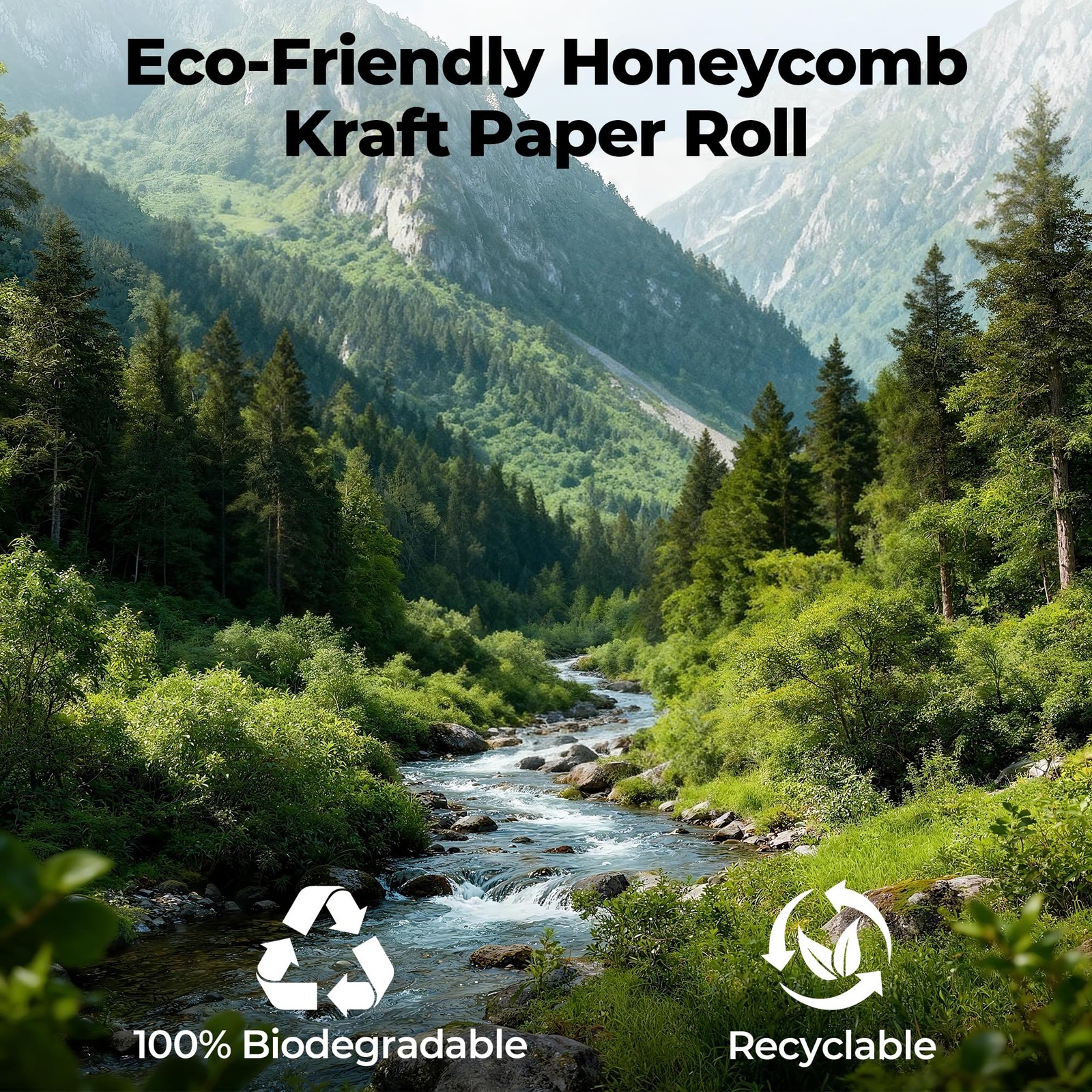 Tera Honeycomb Packing Paper Eco-friendly: 12″x200′ Honeycomb Cushioning Wrap Ro
